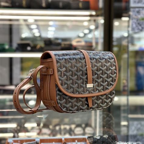 goyard belvedere mm dimensions|goyard belvedere pm price 2022.